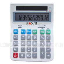 Calculateur de bureau électronique à 12 chiffres avec fonction fiscale optionnelle En / Jp (LC222T-JP)